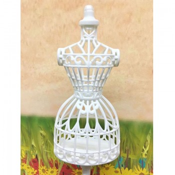 Display Gown Dress Clothes Rack Doll Mannequin Hollow Model Holder Stand Women Dolls