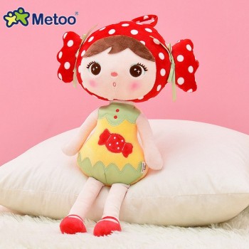 New 45cm Plush Sweet Cute Lovely Stuffed Kids Toys for Girls Birthday Christmas Gift Cute Girl Keppel Baby Doll Panda Metoo Doll