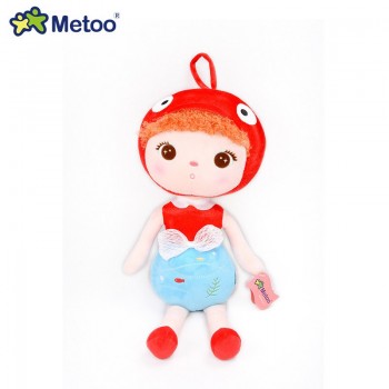 New 45cm Plush Sweet Cute Lovely Stuffed Kids Toys for Girls Birthday Christmas Gift Cute Girl Keppel Baby Doll Panda Metoo Doll