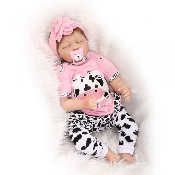 For NPK 22 Reborn Baby Doll Clothes With Fashion Style Hot Silicone Reborn 55cm Bebe Doll Accessories For Kids To DIY Dolls