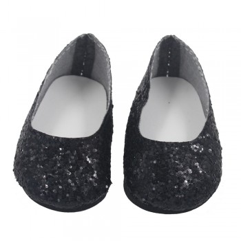 Doll Shoes Glitter Dress Shoe For 18 Inch For Our Generation Doll Little Shoes Dolls For United States Girls JA17b