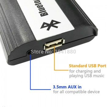 DOXINGYE,USB AUX Bluetooth Car Digital Music Cd Changer Adapter Car MP3 Player For Renault 8pin Clio Master Modus Dayton