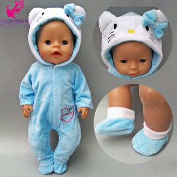 doll clothes for 43cm baby new born doll coat unicorn hoodie 17 inch 18 inch baby doll dress Christmas toys clothes
