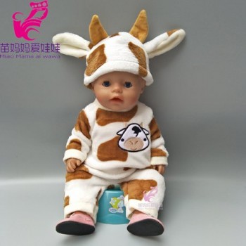 doll clothes for 43cm baby new born doll coat unicorn hoodie 17 inch 18 inch baby doll dress Christmas toys clothes