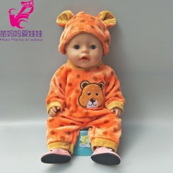 doll clothes for 43cm baby new born doll coat unicorn hoodie 17 inch 18 inch baby doll dress Christmas toys clothes
