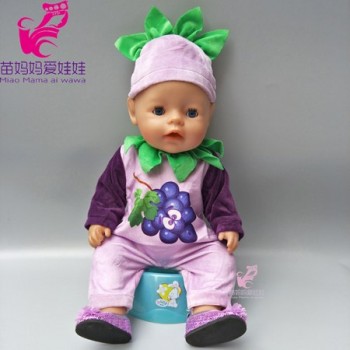doll clothes for 43cm baby new born doll coat unicorn hoodie 17 inch 18 inch baby doll dress Christmas toys clothes