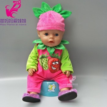 doll clothes for 43cm baby new born doll coat unicorn hoodie 17 inch 18 inch baby doll dress Christmas toys clothes