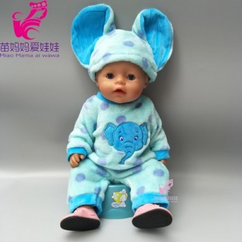 doll clothes for 43cm baby new born doll coat unicorn hoodie 17 inch 18 inch baby doll dress Christmas toys clothes