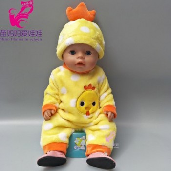 doll clothes for 43cm baby new born doll coat unicorn hoodie 17 inch 18 inch baby doll dress Christmas toys clothes