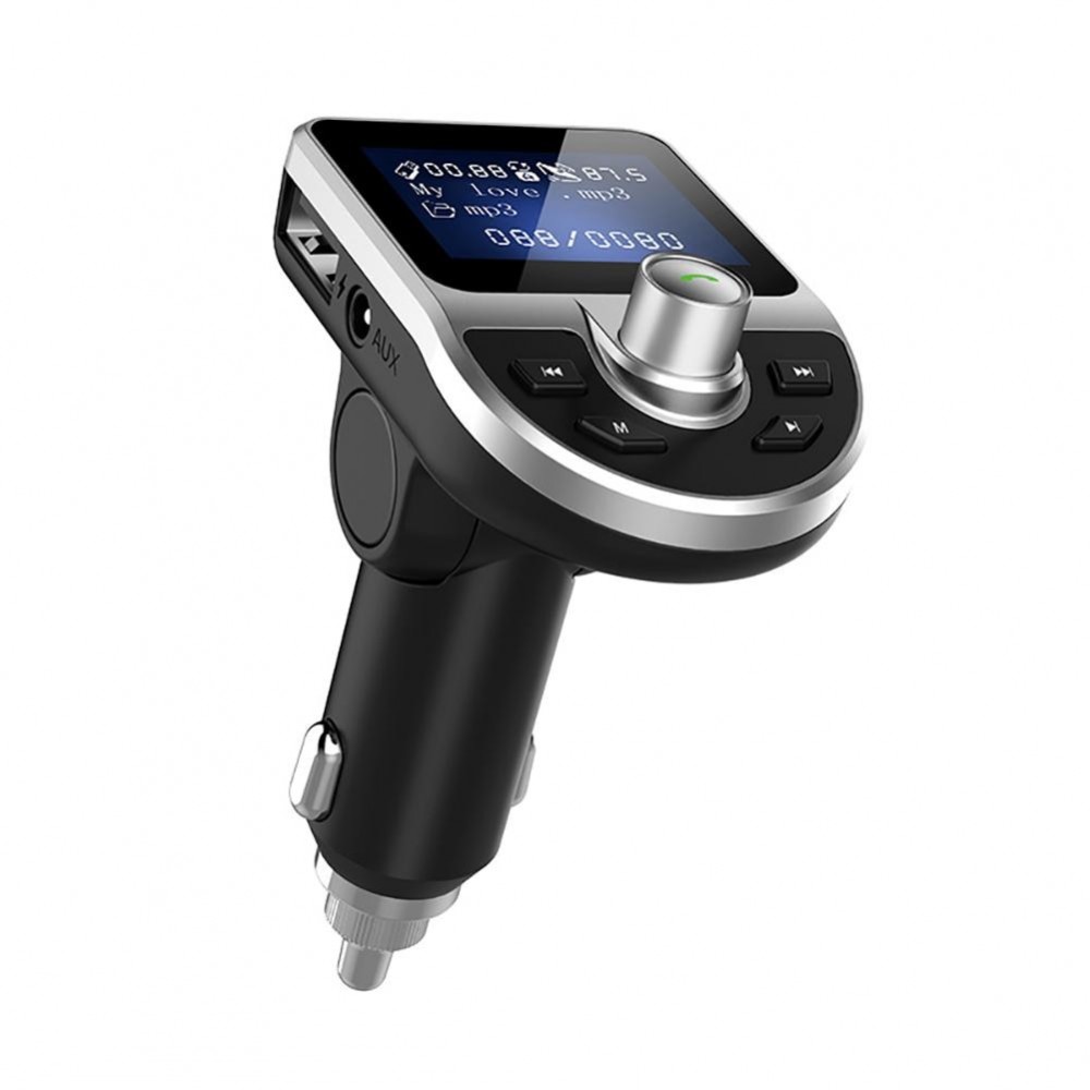 BT39 Smart Car Mp3 Player Bluetooth 4.0 Hands-Free Cigarette Lighter Power Support Echo Voice Control Dual USB Plug Car Player