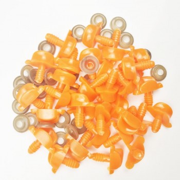 50pcs/bag Duck mouth Safety Mouth Dolls Toys Making Accessories For Stuffed Toys Snap Animal Scrapbooking Puppet Dolls Craft