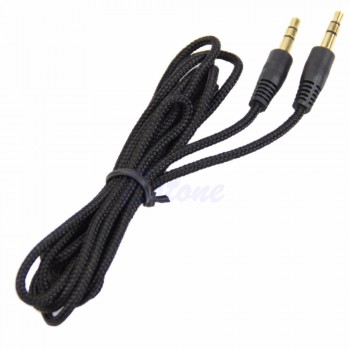 Hot New 1 Pc 3.5mm Auto Car Aux Auxiliary Cord Male To Male Stereo Audio Cable For iPhone iPod MP3