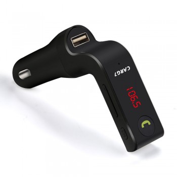 Multifunction G7 Hands-free Bluetooth Car Kit FM Transmitter USB Charger Adapter MP3 Player Car Auto Vintage Radio Reproductor #