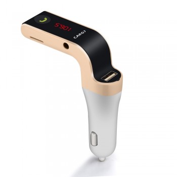 Multifunction G7 Hands-free Bluetooth Car Kit FM Transmitter USB Charger Adapter MP3 Player Car Auto Vintage Radio Reproductor #