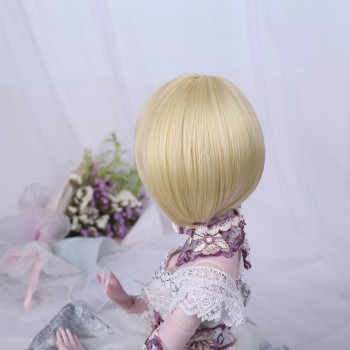 LIMPOPO BJD Wig 1/3 1/4 short Black Straight and curly Bangs hair High Temperature Fiber for doll free shipping