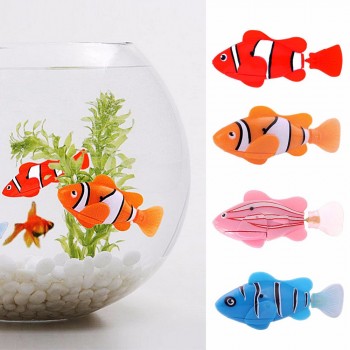 2019 New! Funny Swim Electronic Fish Activated Battery Powered Bath Toy Fish Robotic Pet for Fishing Tank Decorating Pets Fishes