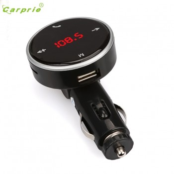 CARPRIE Hot Selling Wireless Bluetooth LCD MP3 Player Car Kit SD MMC USB FM Transmitter Modulator Gift Mar 23