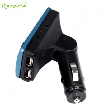 Hot Selling USB Charger LCD Car Kit MP3 Bluetooth FM Transmitter With Hands-Free Gift M#0523