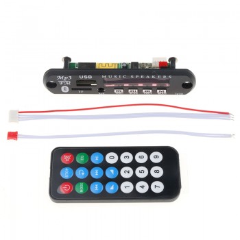 Bluetooth MP3 Decoder Board Audio Module Wireless 12V MP3 WMA DAC Decoding Board With Remote USB SD Card FM Radio For All Cars