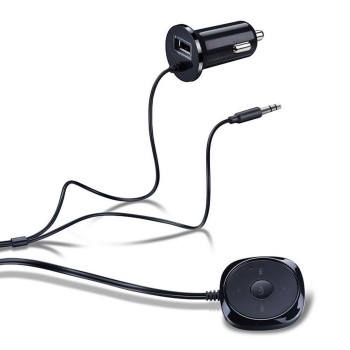 Car Bluetooth Receiver with Car Charger 3.5mm Adapter Handsfree Speaker MP3 Music Player Auto Bluetooth Aux Car Accessories