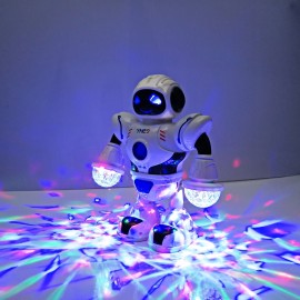 2018 New Kids Electronic Smart Space Dancing Robot with Music Flashing LED Light Walking Toys Christmas New Year Gift For Child