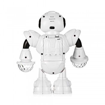2018 New Kids Electronic Smart Space Dancing Robot with Music Flashing LED Light Walking Toys Christmas New Year Gift For Child