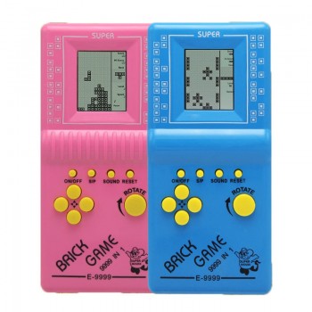 Retro Classic Electronic Puzzle Toys Tetris Game Childrens Educational Toys Players Built-in 23 Games Brick Game Tanks War