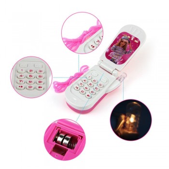 Hot Selling Kid Boy Girl Toddler Baby Educational Music Keys light Toys Music Light Mobile Cell Phone Toy Phones