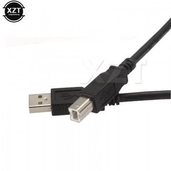 2 pcs 1.8M USB 2.0 A to B Male Adapter Data Cable for Epson Canon Sharp HP Printer Scanner Extension Wire Cord