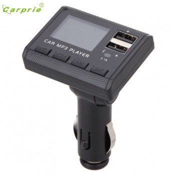 CARPRIE Hot Selling Car Music MP3 Player FM Transmitter Modulator Dual USB Charging SD MMC Remote Gift Mar 23