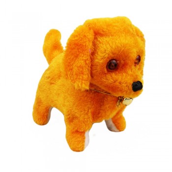 2017 New Pink Robotic Cute Electronic Walking Pet Dog Puppy Kids Toy With Music Light Dropship free shipping17Dec20