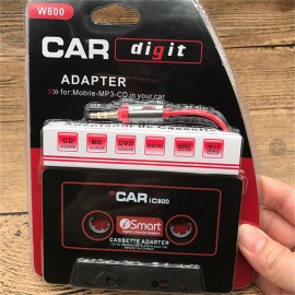 160*130*60mm Car Audio Tape Cassette Adapter 3.5mm Jack AUX For Mp3 CD Radio Converter USB To Mp3 Voiture Adapter H0204