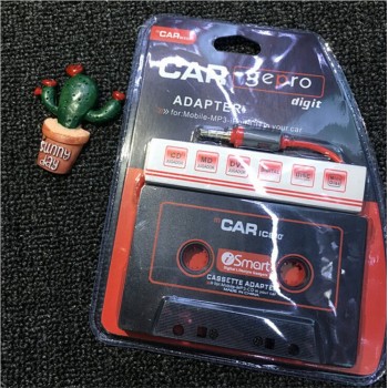 160*130*60mm Car Audio Tape Cassette Adapter 3.5mm Jack AUX For Mp3 CD Radio Converter USB To Mp3 Voiture Adapter H0204