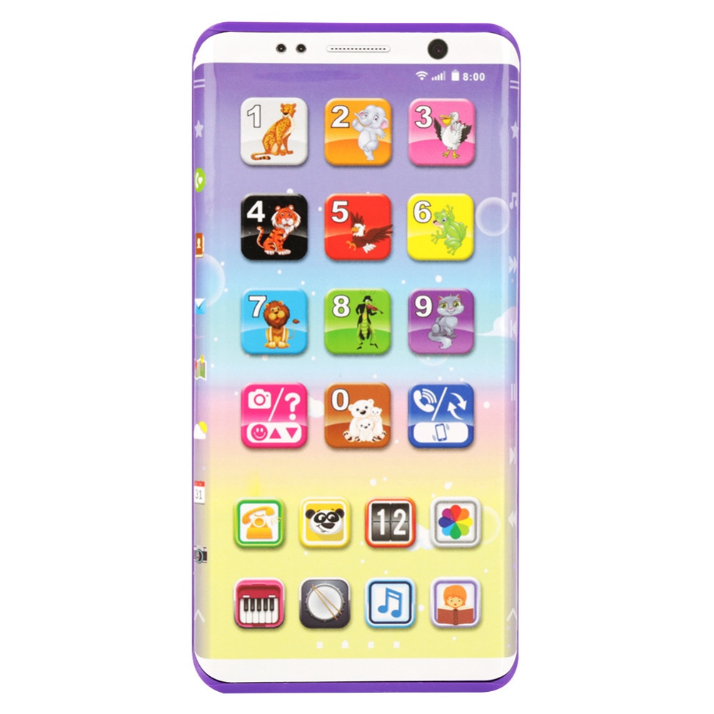 Kids Smart Phone Toys Educational Multifunctional Smart Phone Toy With USB Port Touch Screen 2018 Educational Toys For Children