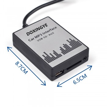 DOXINGYE USB SD AUX Car MP3 Music Radio Digital CD Changer Adapte For 8PIN interface Fiat Alfa Romeo Lancia Croma Doblo