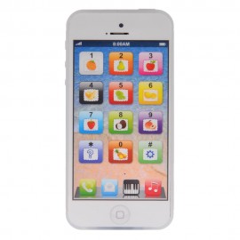 Touch Screen Multi-Functional Toy-Phone 5S English Learning Toy Black White With Dazzle Colored Light ChildrenS Toys