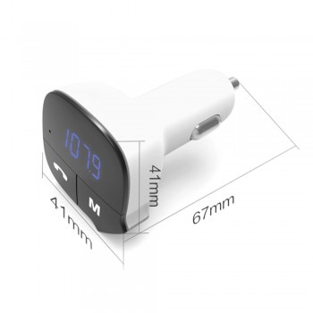 Portable USB 2.0 charger Car MP3 Music Player Transmitter Radio With USB Port Cigarette Lighter for Android Apple Device