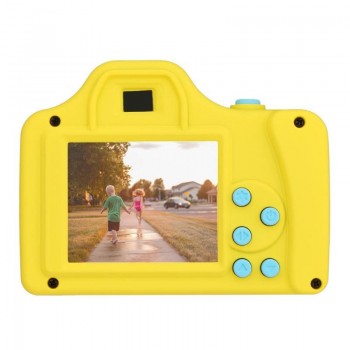 VKTECH 1.77Inch 32GB Full Color Mini LSR Digital Camera Kids Baby Cartoon Camcorder Video Recorder Support TF Card 4640*3680