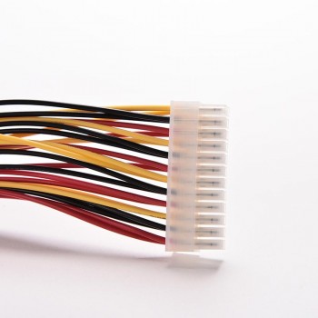 Colorful 30CM ATX 24 Pin Male to 24Pin Female Power Supply Extension Cable Internal PC PSU TW Power Lead Connector Wire