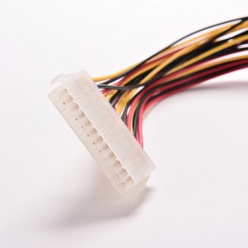 Colorful 30CM ATX 24 Pin Male to 24Pin Female Power Supply Extension Cable Internal PC PSU TW Power Lead Connector Wire