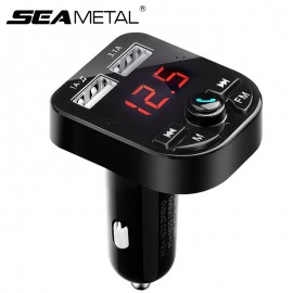 MP3 Player Car USB Bluetooth Handsfree Kit TF Music FM Transmission Cigarette Lighter Charge Adapter Auto Electronic Accessories