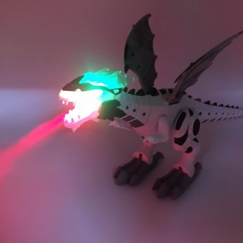 Shocking Electric Interactive Spray Dinosaurs Toys Talking Walking Fire Dragon Boy Kids Toy Christmas Gift Fine Electronic Pets