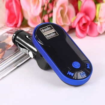 Auto Parts Car Kit MP3 Player Bluetooth Wireless FM Transmitter MP3 Player Handsfree Car Kit USB TF SD Player Remote Display