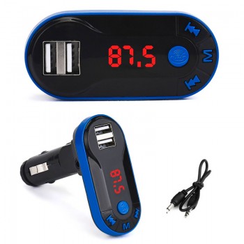 Auto Parts Car Kit MP3 Player Bluetooth Wireless FM Transmitter MP3 Player Handsfree Car Kit USB TF SD Player Remote Display