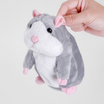 Enjoybay Cute Talking Hamster Plush Toys Electronic Speak Pets Talk Sound Record Repeat Plush Toy Funny Educational Toy for Kids