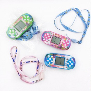Portable Mini Handheld Tetris Game Console Console 8-Bit 3.0 Inch Color LCD Handheld Game Players Children Educational Toy