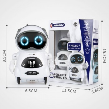 Robot toy intelligent talking Speech Dialogue Sensing Touch Multi-function Music Smart Mini Alloy Robot Kids Toy Gift D301212
