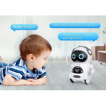 Robot toy intelligent talking Speech Dialogue Sensing Touch Multi-function Music Smart Mini Alloy Robot Kids Toy Gift D301212