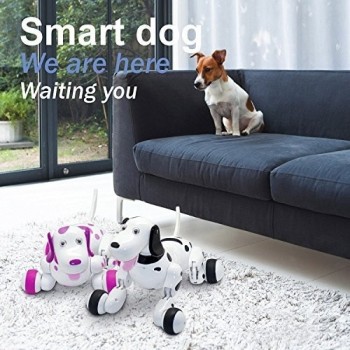 777-338 Birthday Gift RC zoomer dog 2.4G Wireless Remote Control Smart Dog Electronic Pet Educational Childrens Toy Robot toys