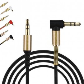 Hot Sale Audio Cable Gold Plating 3.5mm Male to Male Car Aux Auxiliary Cord Jack Stereo Audio Cable for Phone iPod MP3 #1024